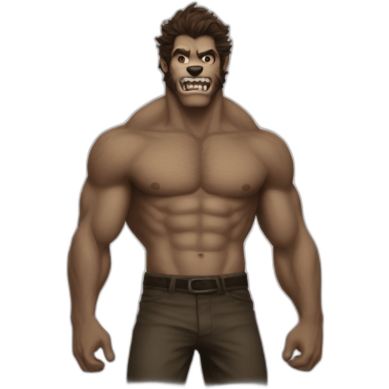 teen wolf beast emoji