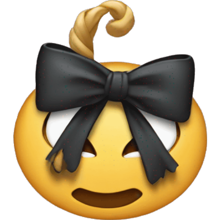 gif with bow of emoji emoji