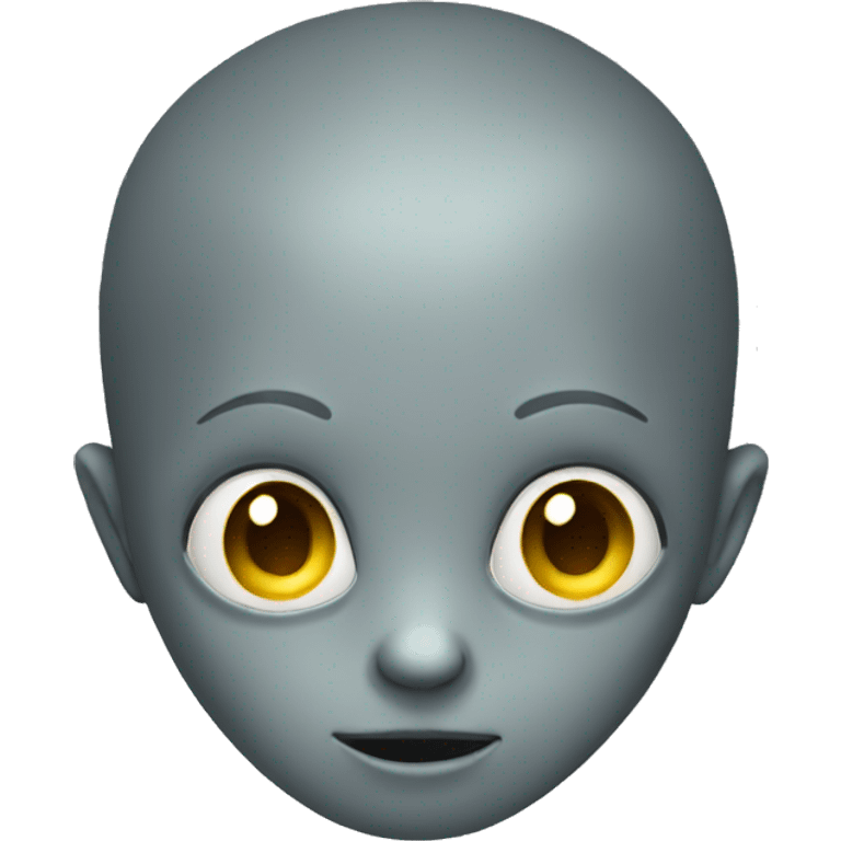 Alien grey emoji