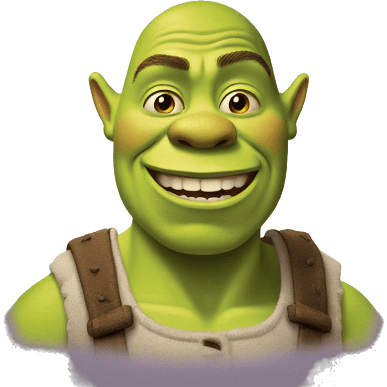 Shrek as an emoji emoji