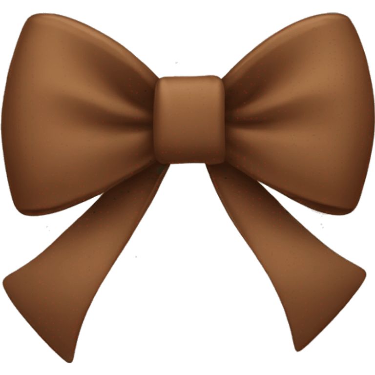 brown bow emoji