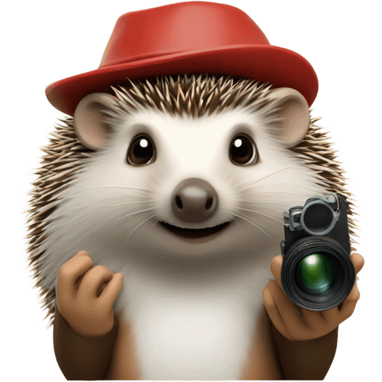 hedgehog the movie director with camera emoji