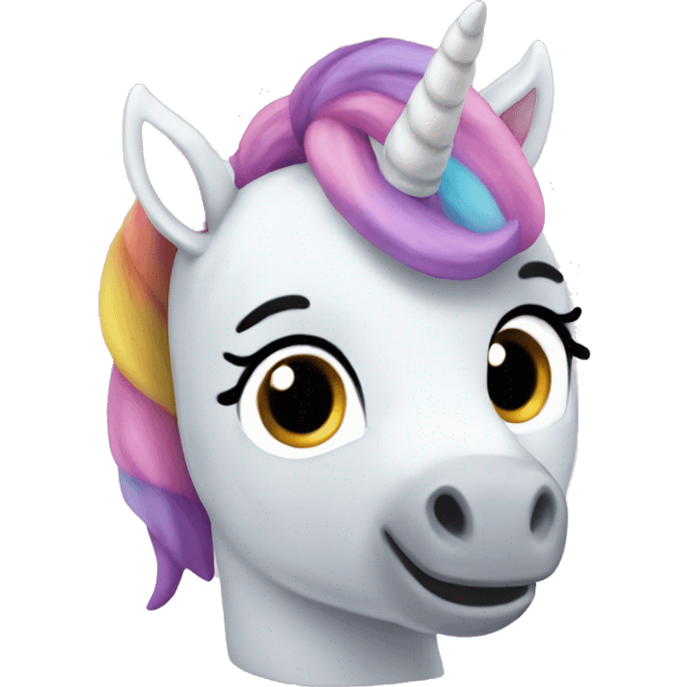 A unicorn beanie, boo emoji