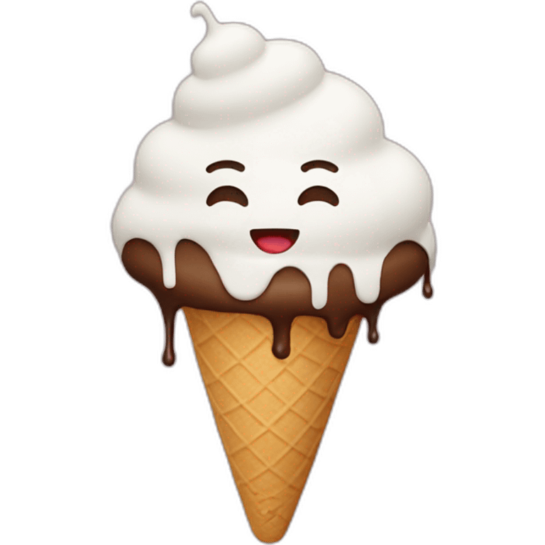 ice cream fall off emoji