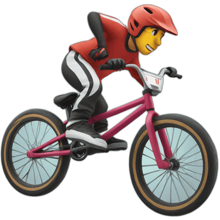 BMX race emoji