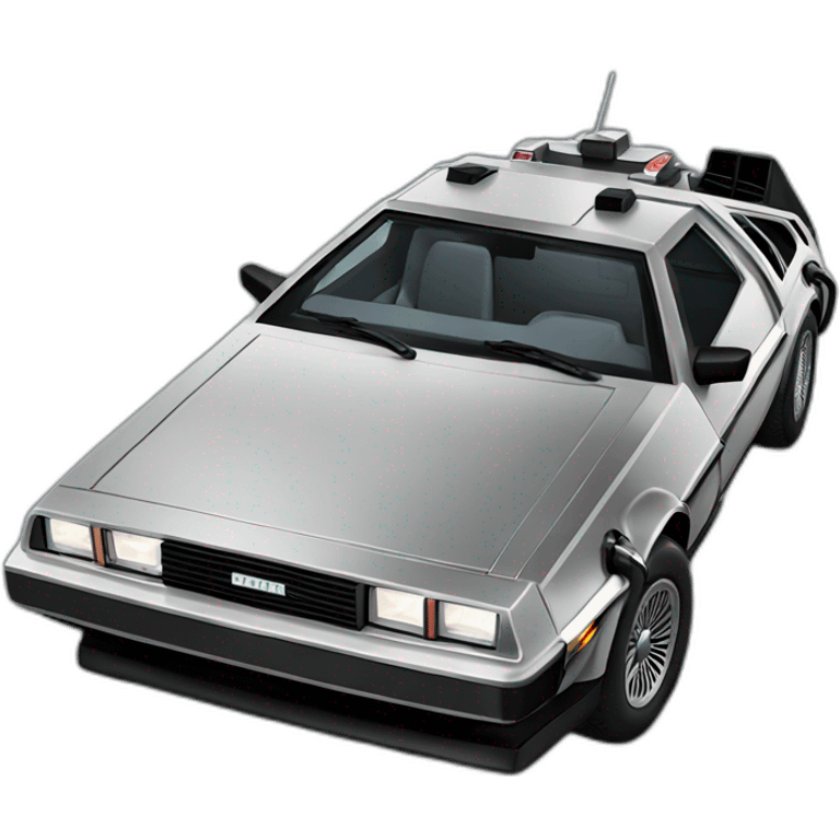 delorean emoji