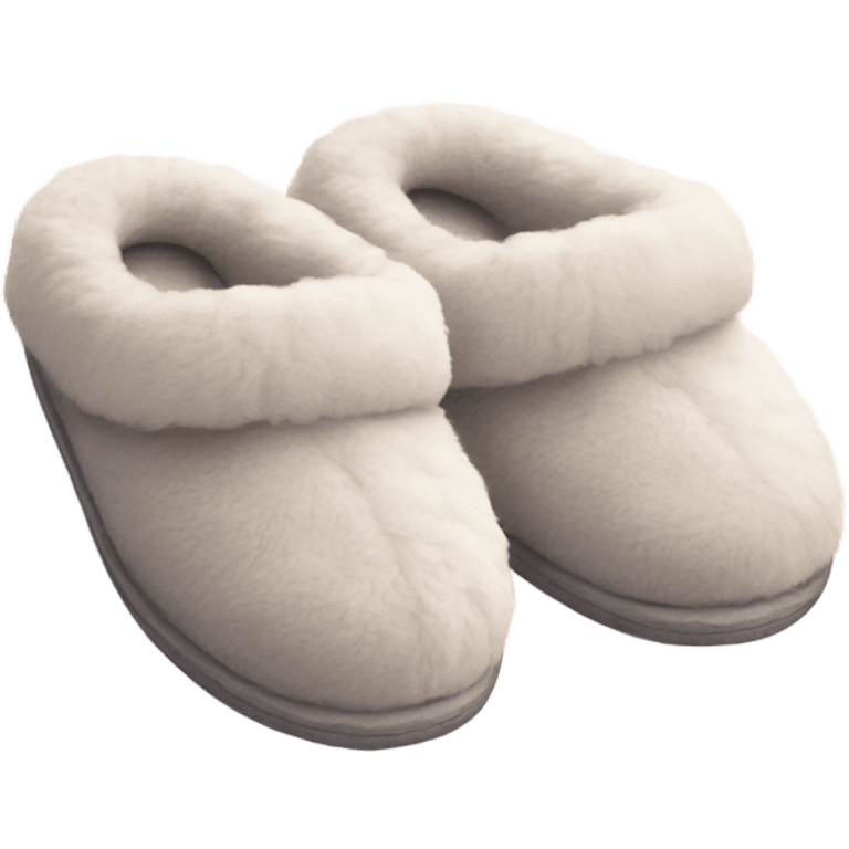 fluffy slippers emoji