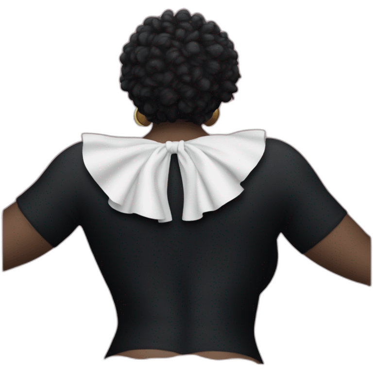 Gollywog pawg from behind emoji