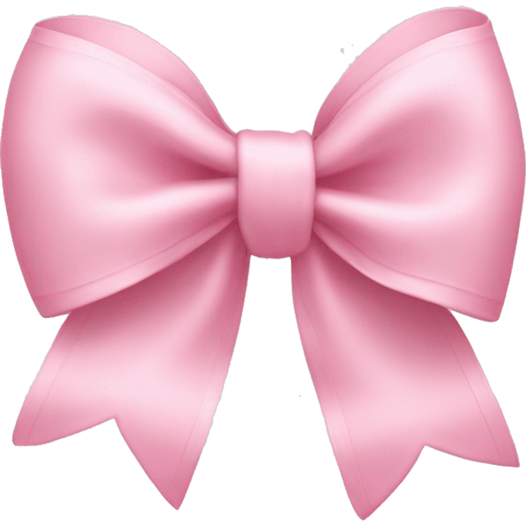 light pink bow on light pink bow emoji