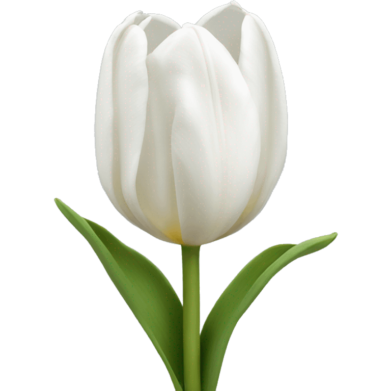 White tulips  emoji