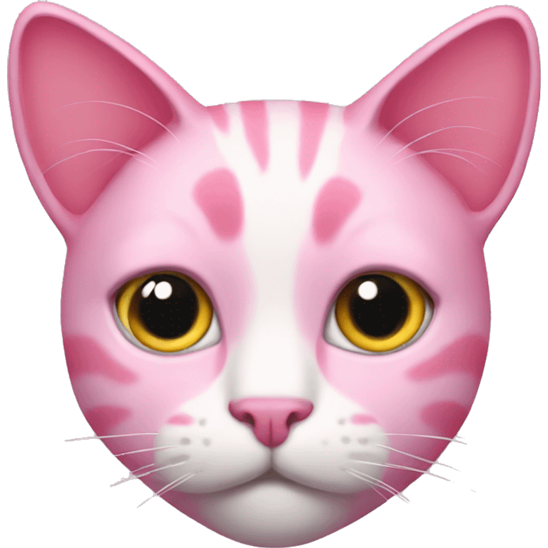 Pink cat emoji