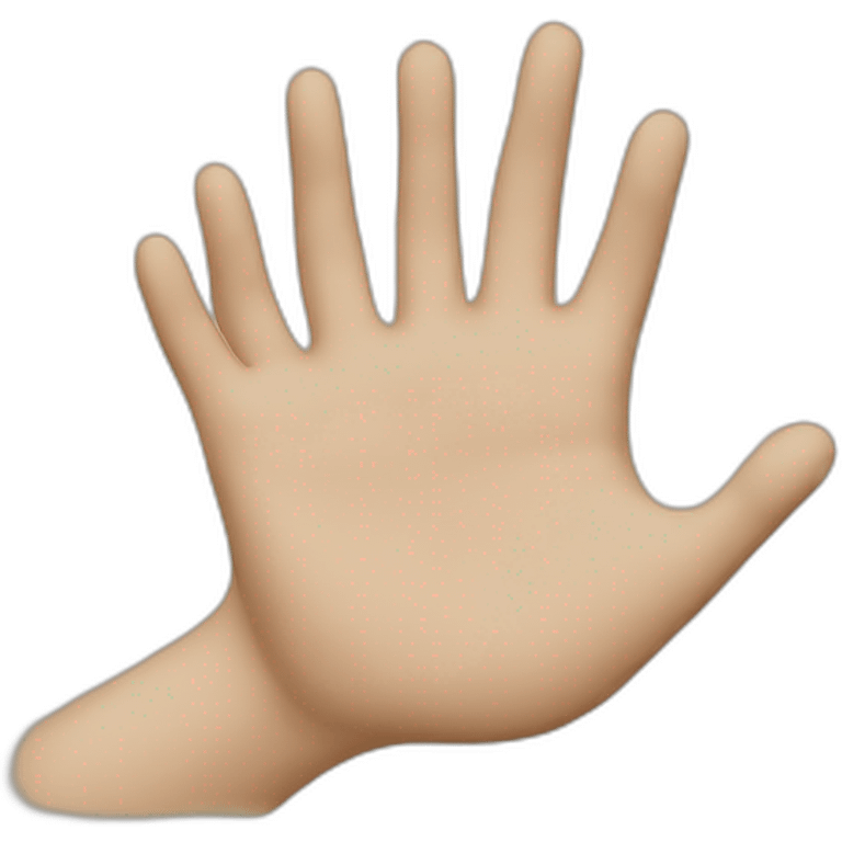 pointig hand emoji