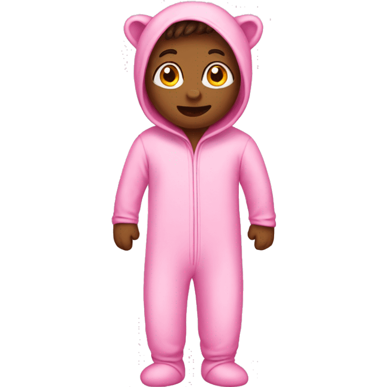 Pink footed pajamas  emoji