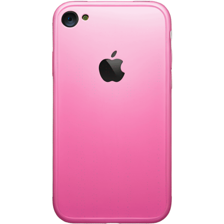 Pink iPhone emoji