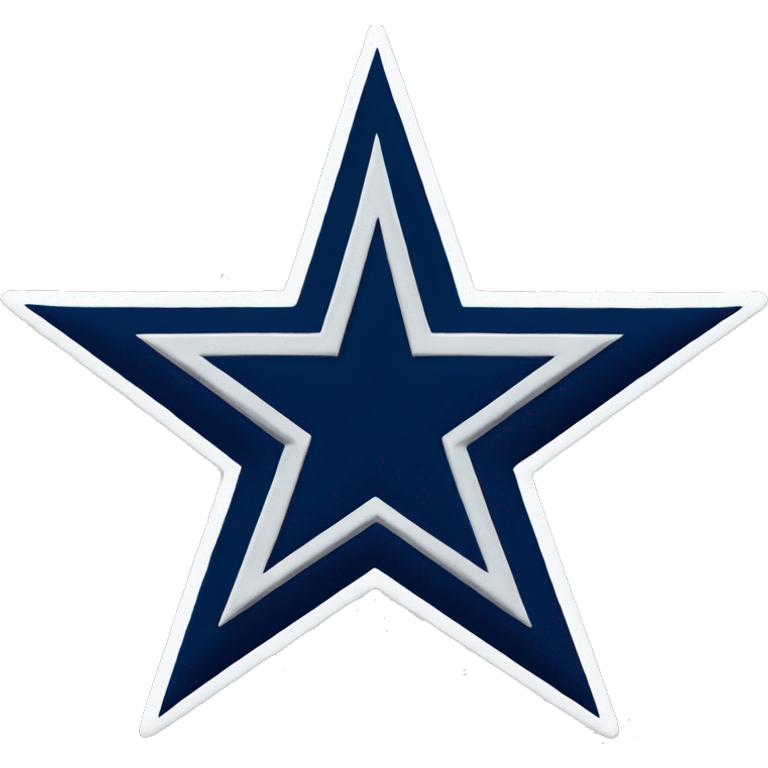 Dallas cowboys  star logo emoji