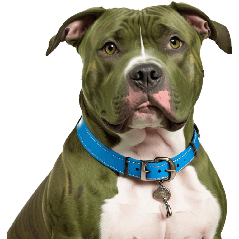 Brindle (no white) pitbull emoji