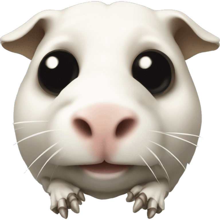 The skeleton of a guinea pig emoji