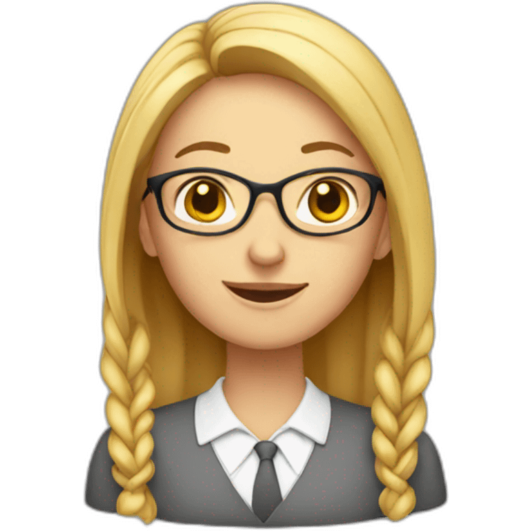 English teacher girl emoji