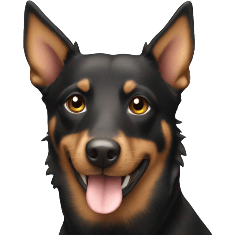 Australian kelpie mix dog emoji