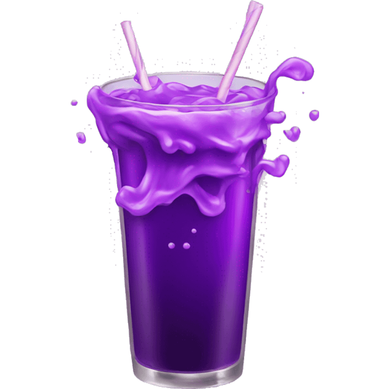 attack of purple drink emoji