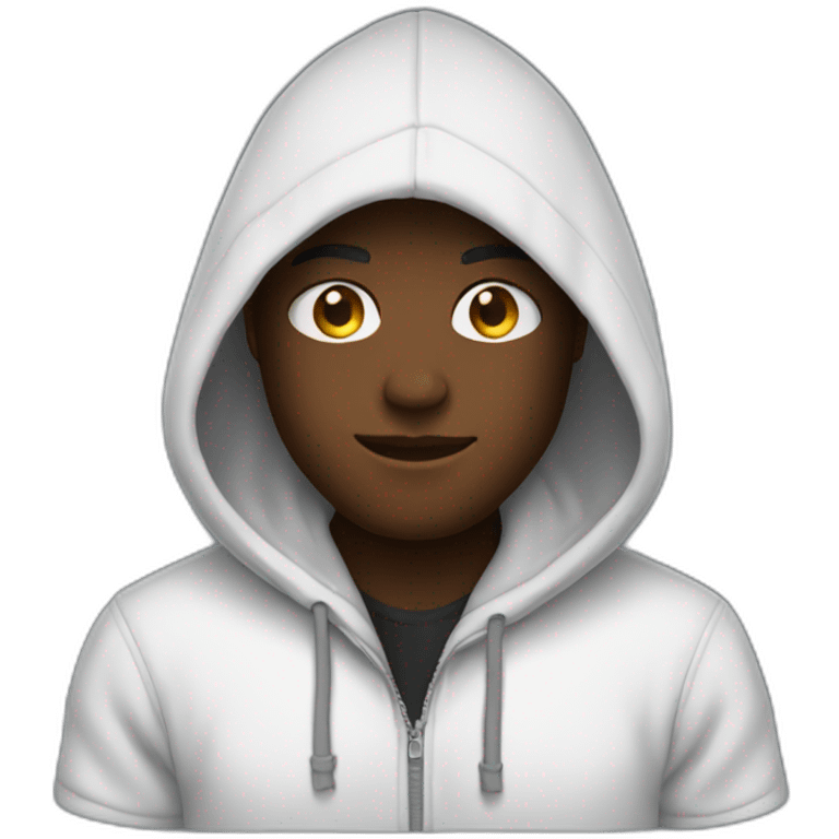 black hoodie  emoji