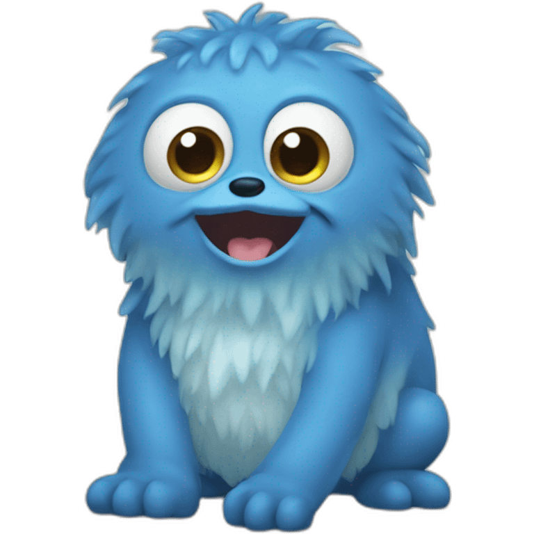 bibble blue creature emoji