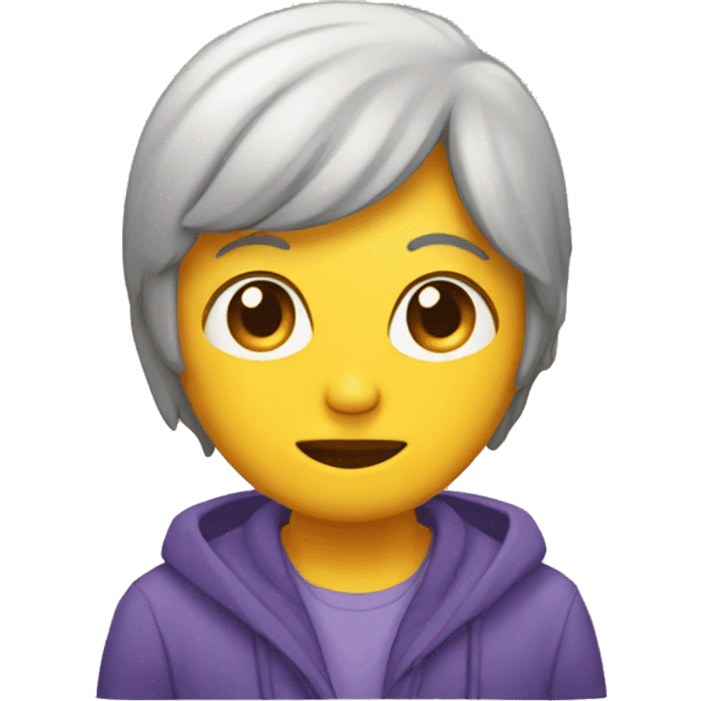 emoji de  con una cobija  emoji