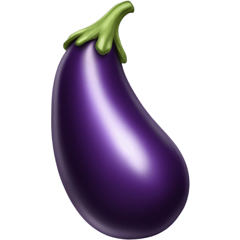 Drooling over eggplant emoji