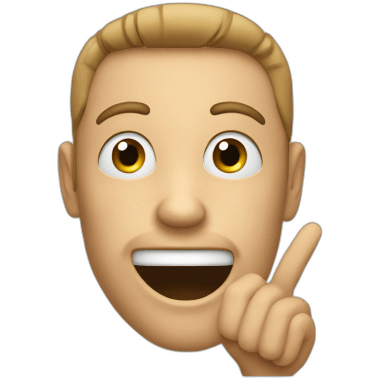 zeigen mit finger emoji