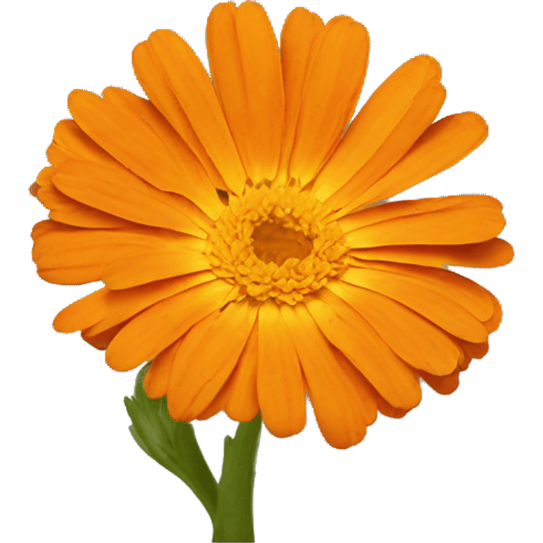 Orange calendula emoji