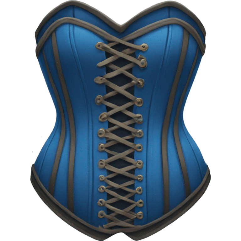 Blue corset  emoji