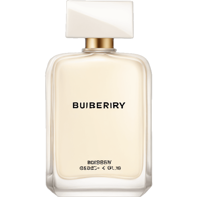 Burberry her perfume rectangle white bottle emoji