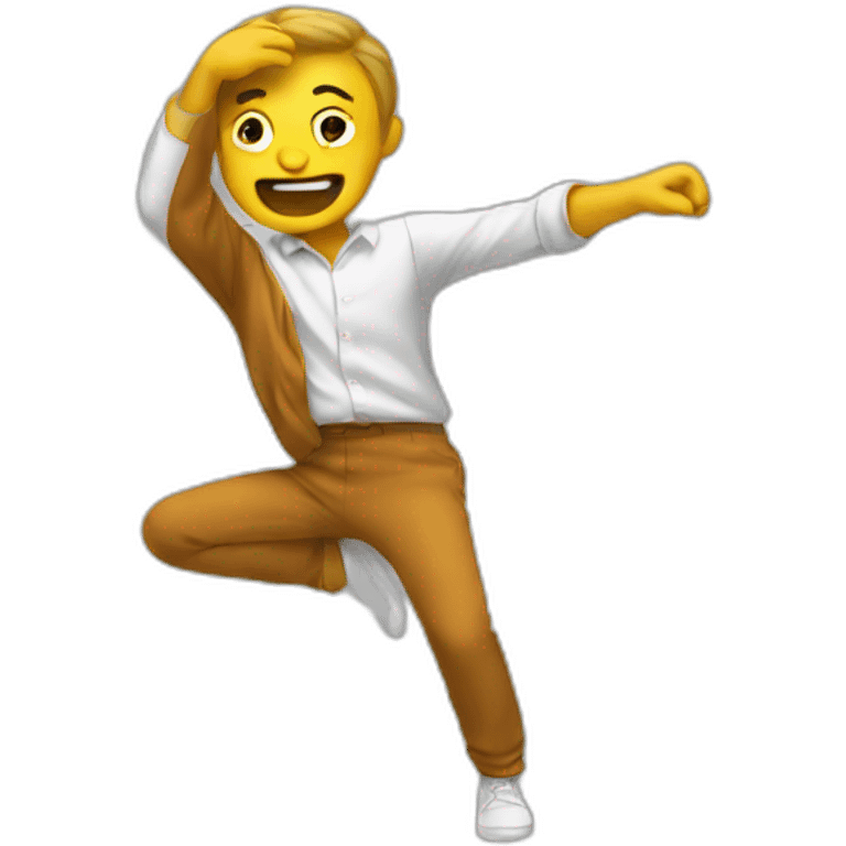 a dab emoji