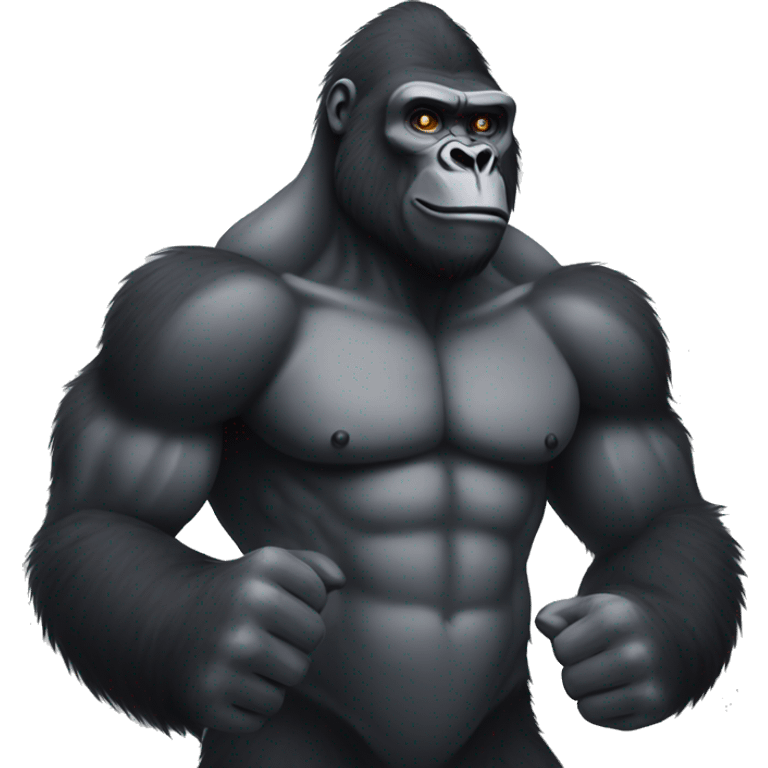 Gorilla muscle emoji