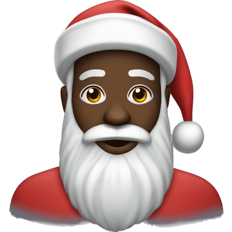 Black Santa Claus  emoji