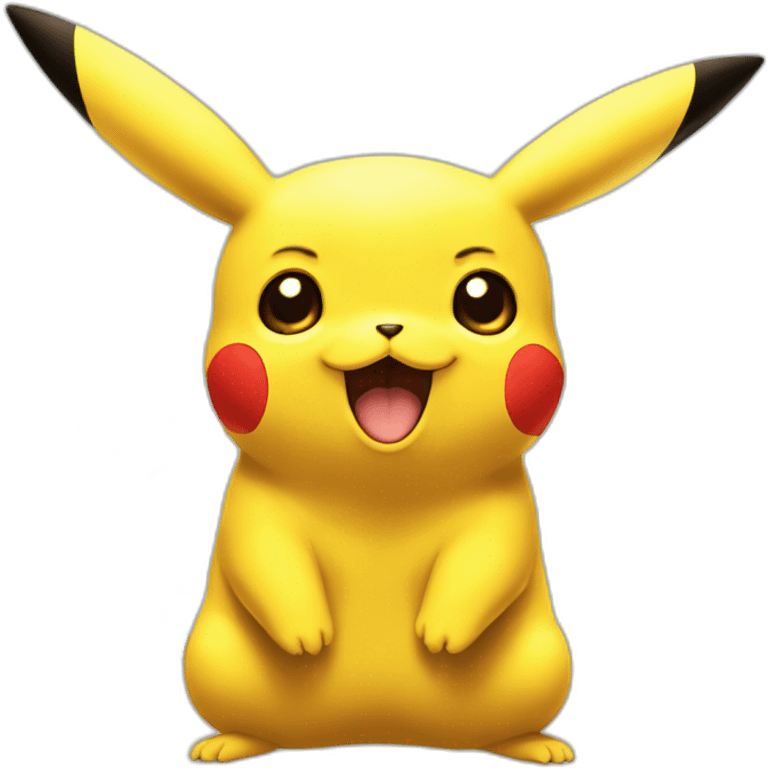 Pikachu qui fais caca emoji