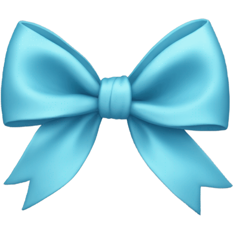 Light blue bow emoji