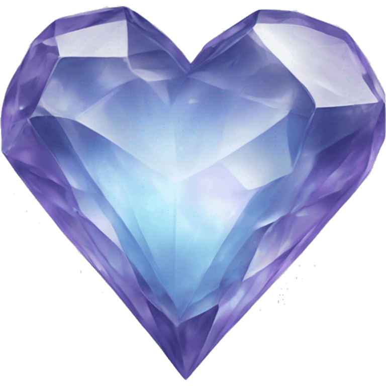 crystal heart emoji