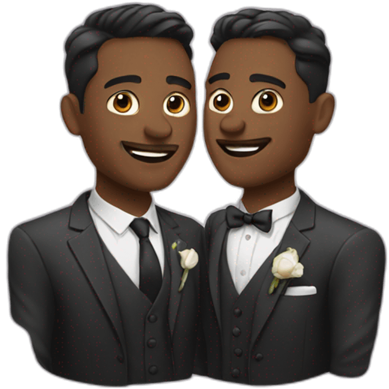 two men married emoji