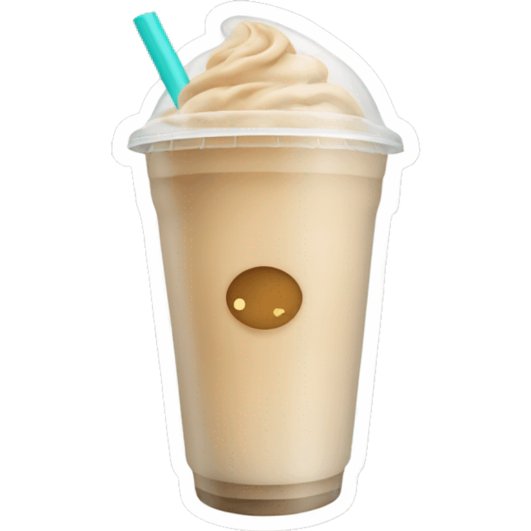 Beige bubbletea emoji