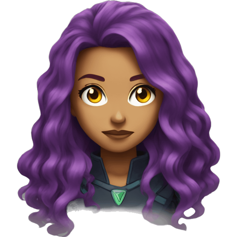 Starfire from titans emoji