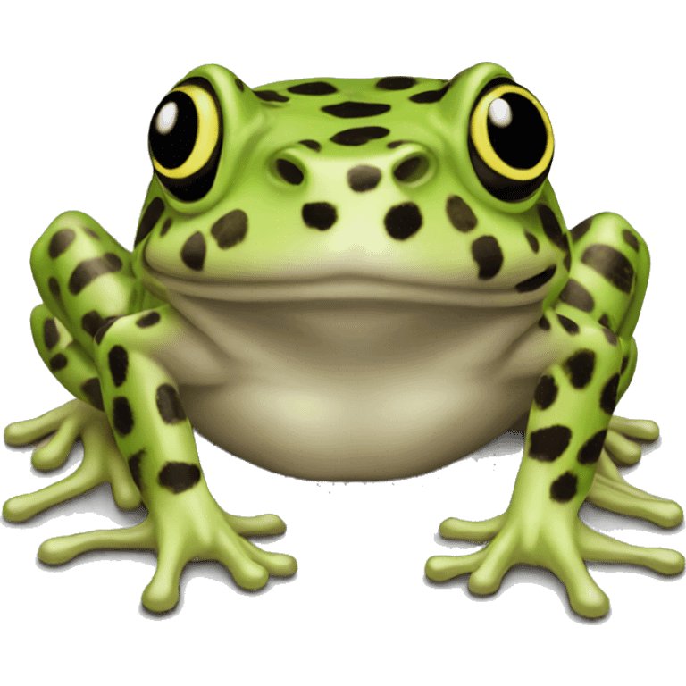 Leopard frog emoji