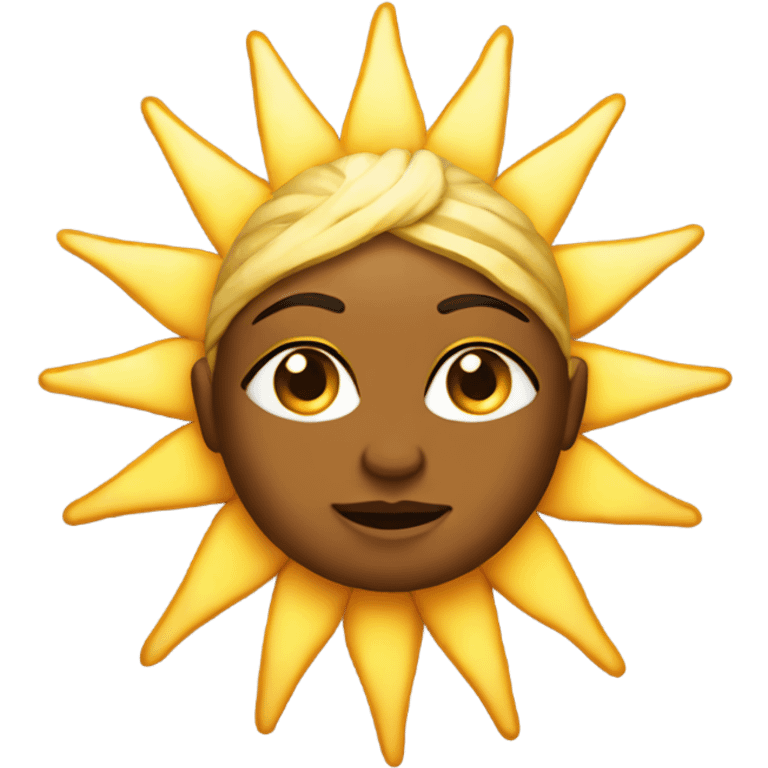 Sun goddess  emoji