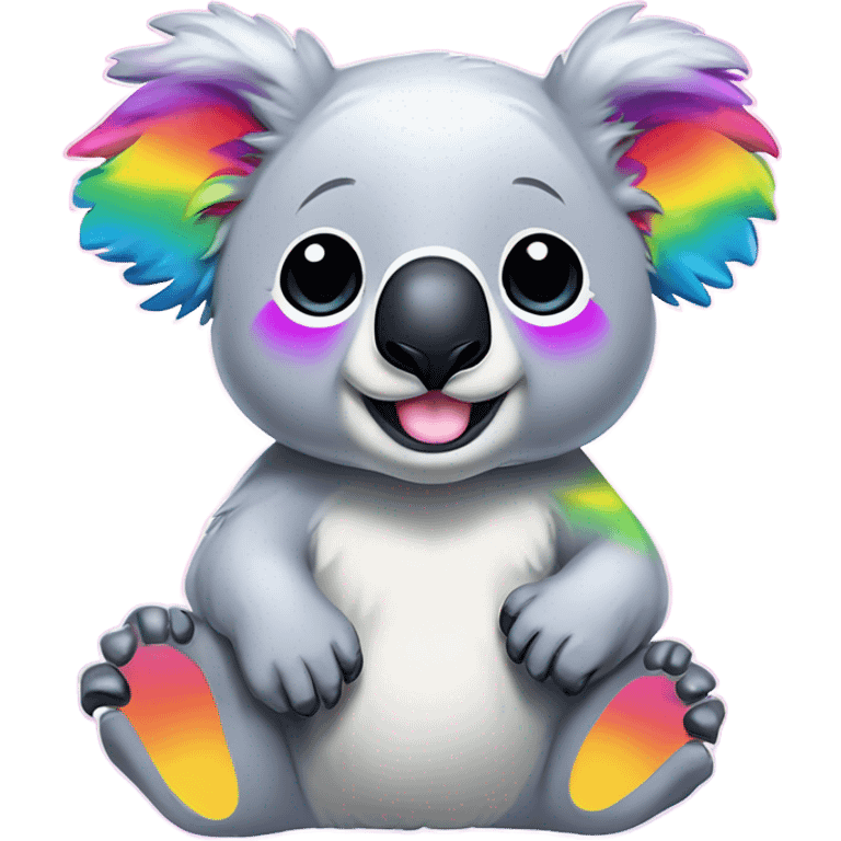 Lisa Frank koala bear ￼ emoji