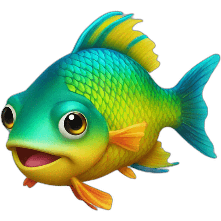  Very very Colourfull fish emoji