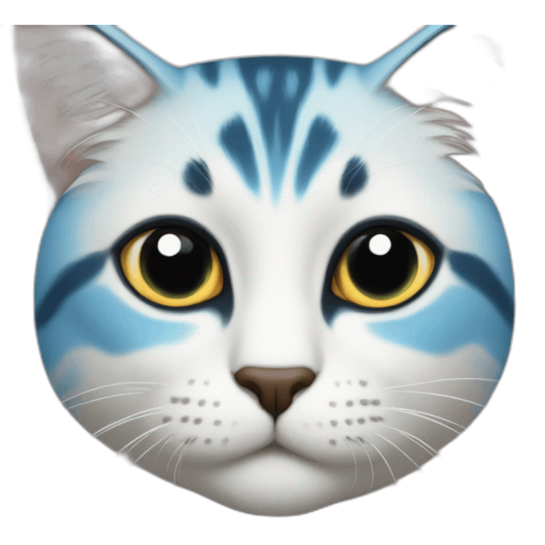 gato azul emoji