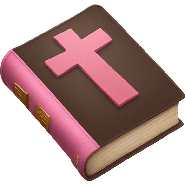 Bible pink emoji