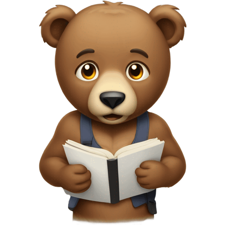 MUCLE BEAR STUDYNG emoji