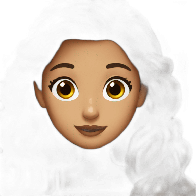 Ariana Grande brown hair emoji