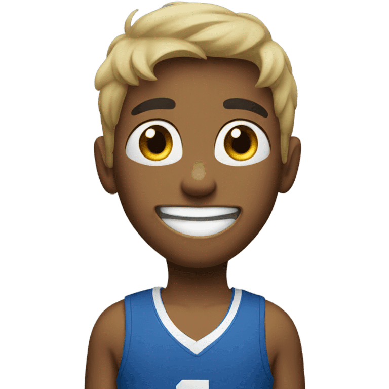 basketball boy in sportswear wearing number 31 emoji